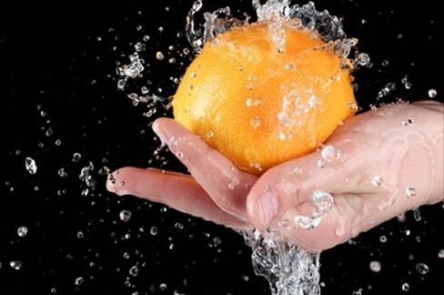 pranje voća radi sprječavanja potkožnih nametnika